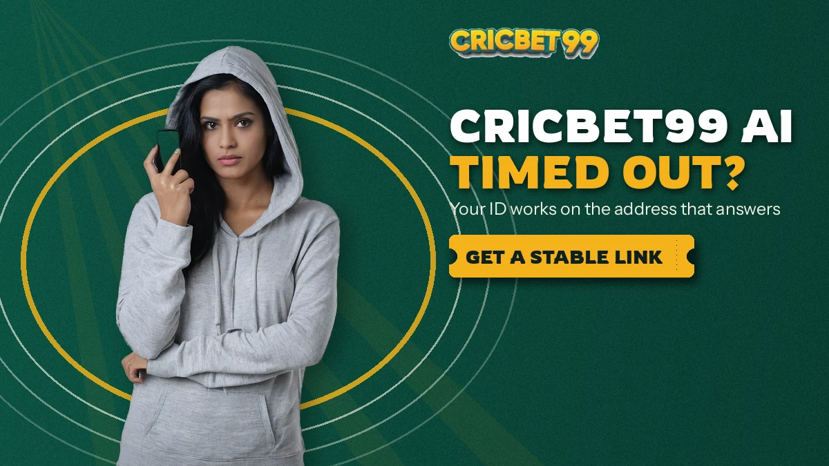 Cricket fan checking a phone after the .ai address stalled on a second load
