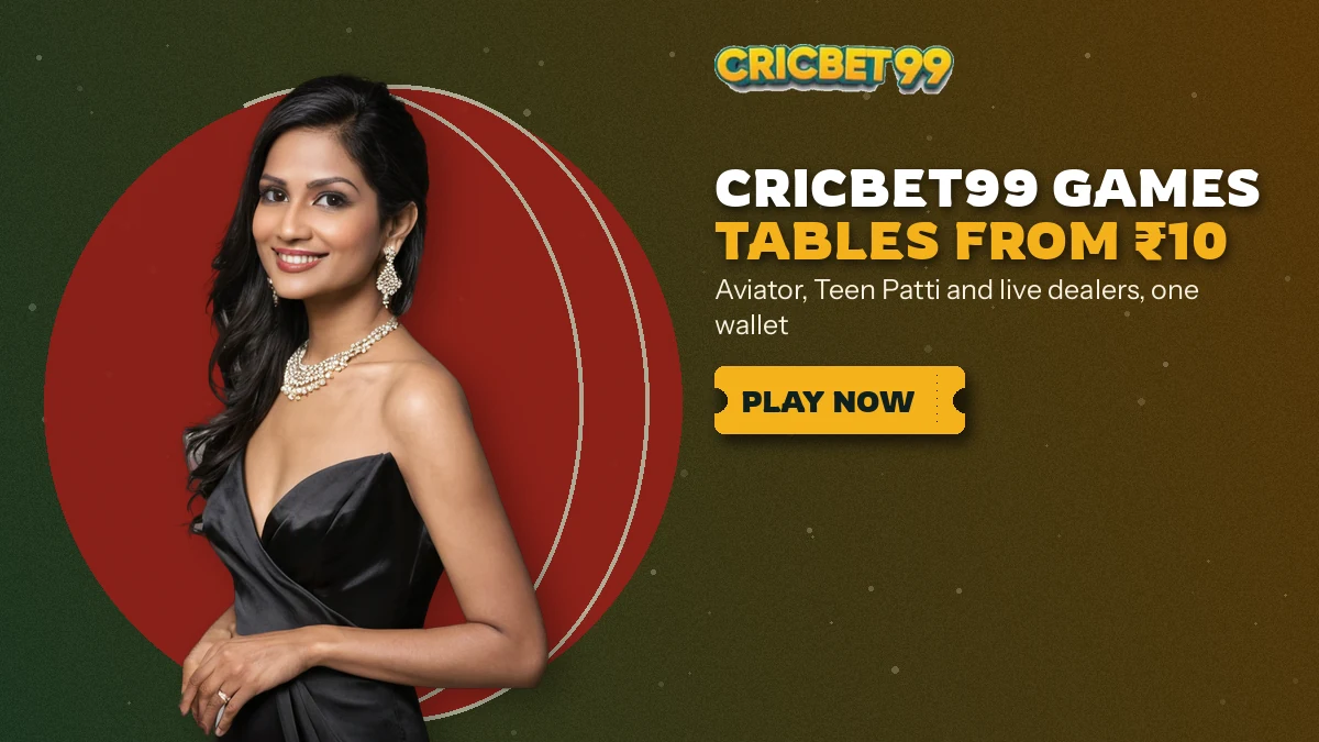 Card dealer and Aviator multiplier screen beside a cricket scorebook on one CricBet99 account