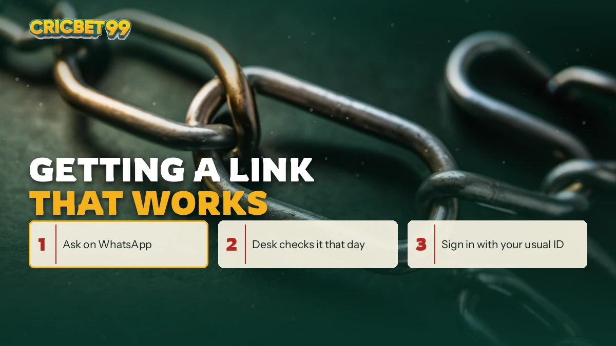Stopped hosting notice on one screen beside a working sign-in on another